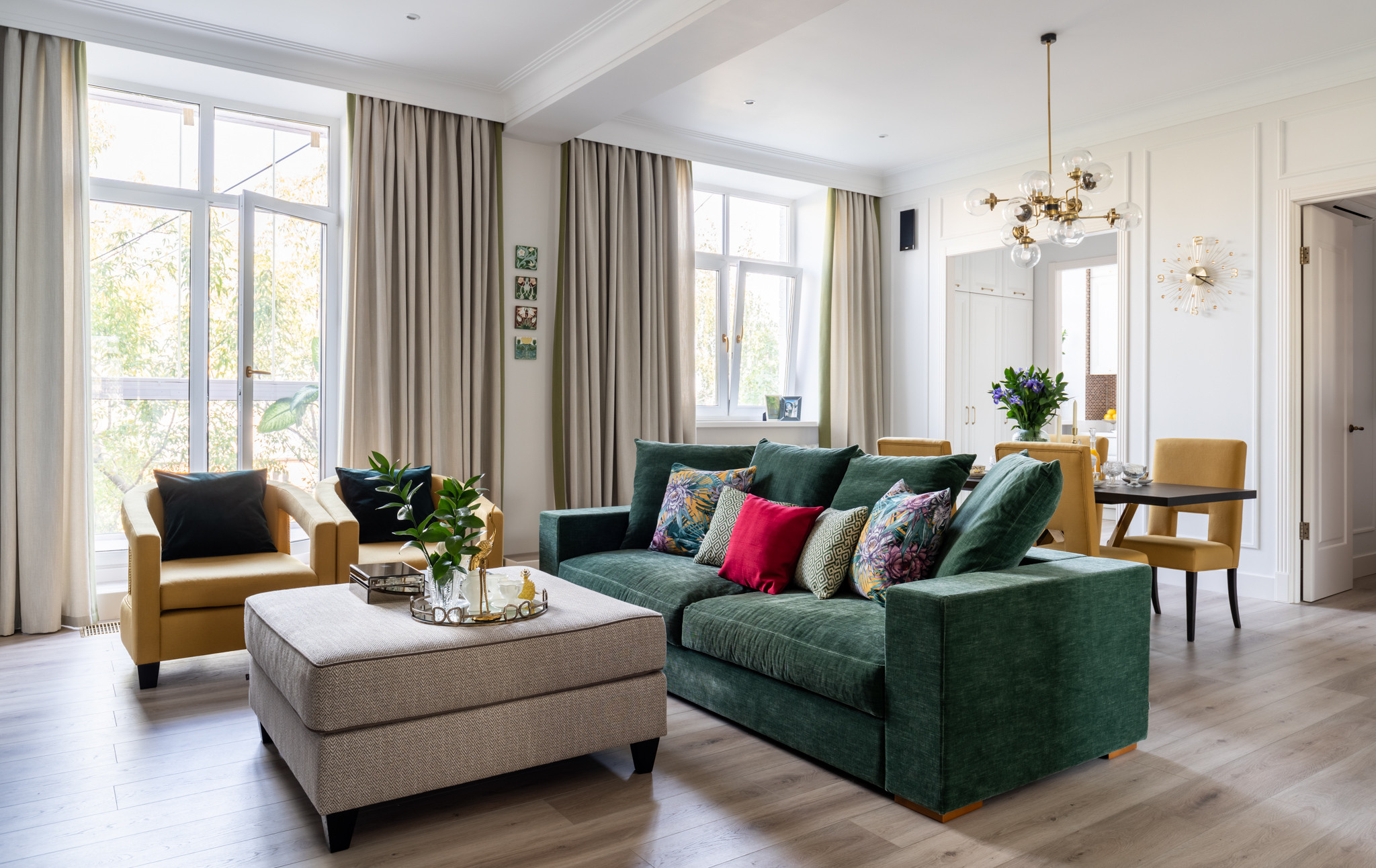 До и после: Квартира в «сталинке», где кругом зеркала