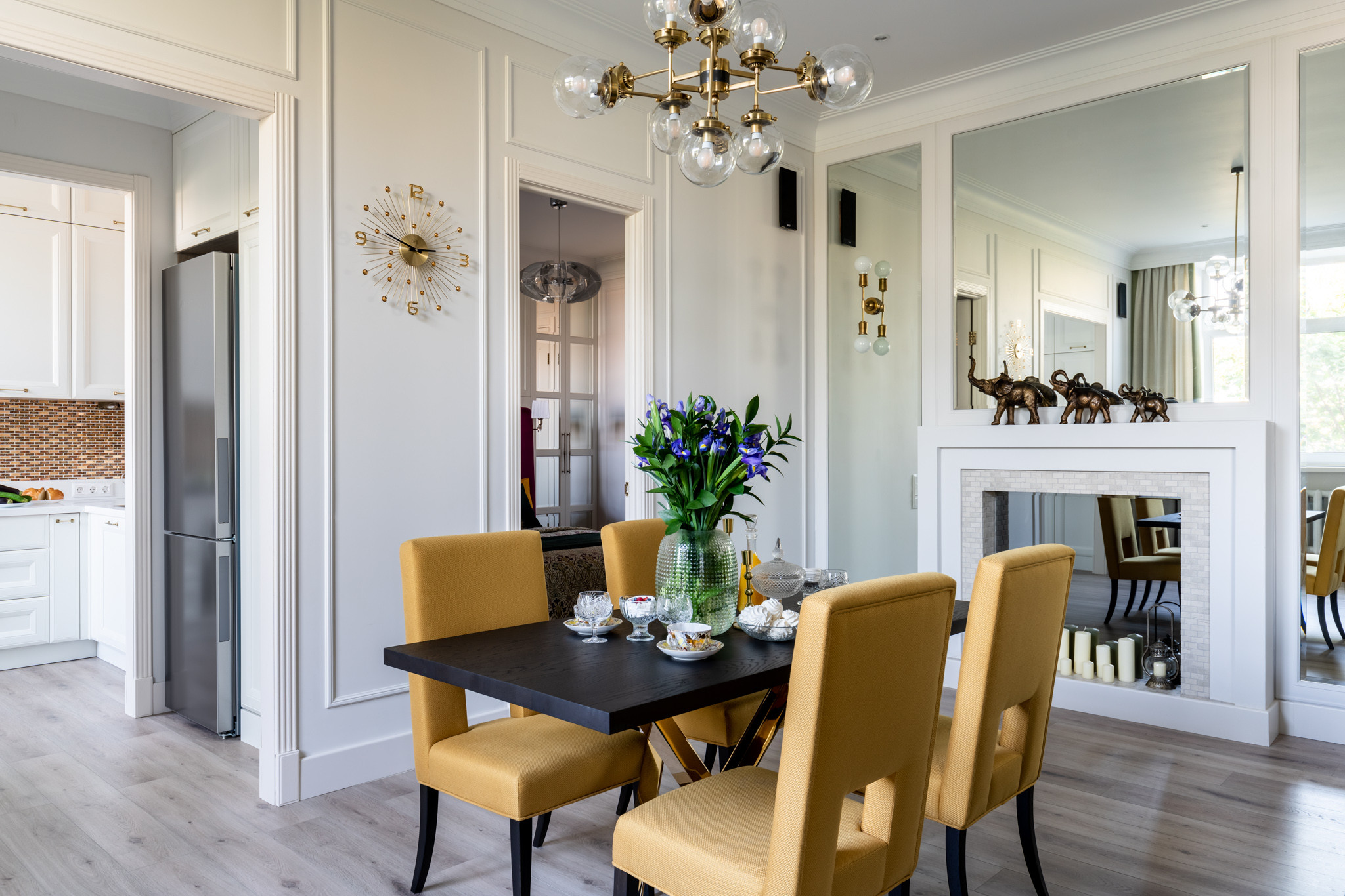 До и после: Квартира в «сталинке», где кругом зеркала