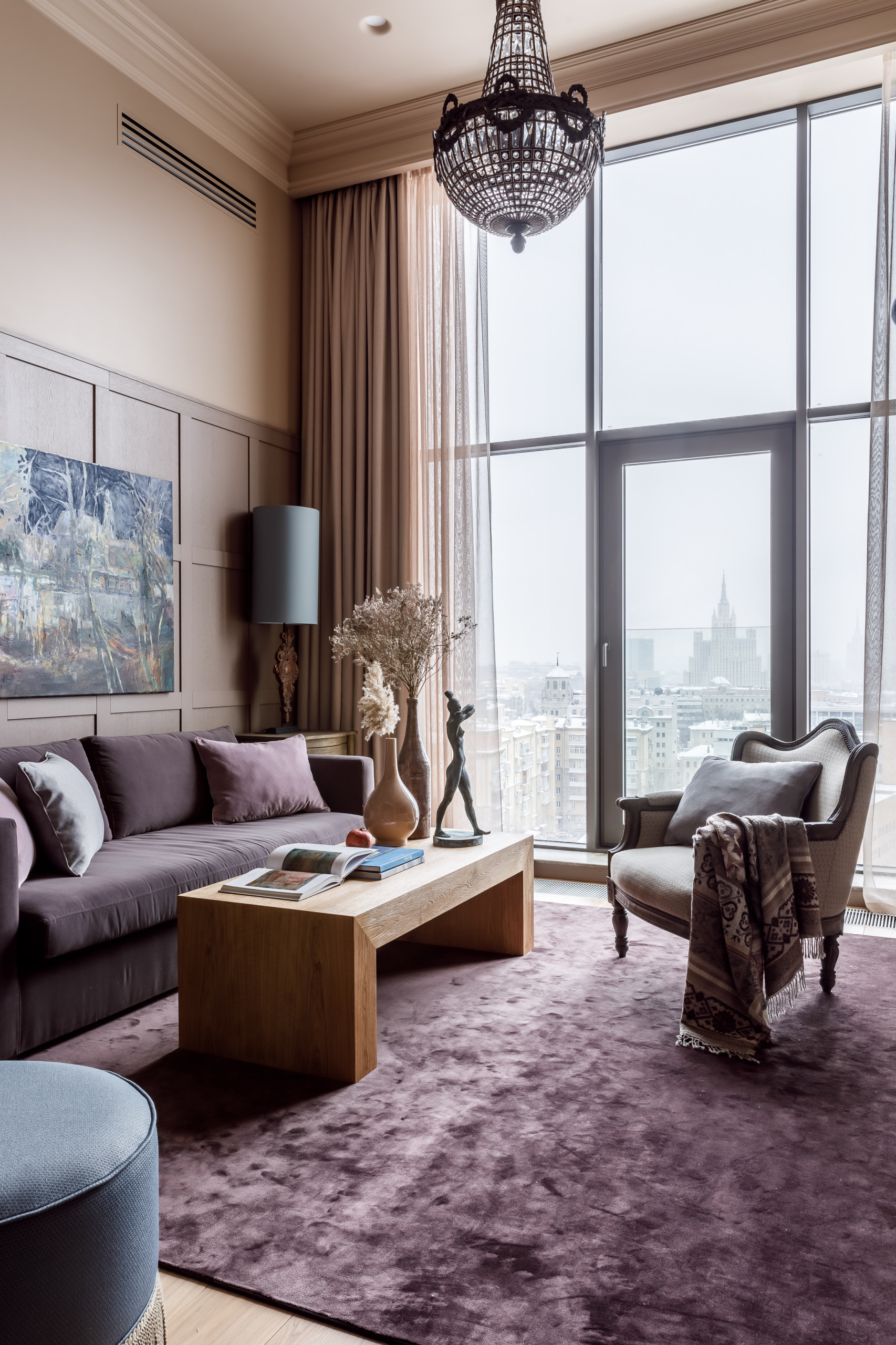 Houzz тур: Фьюжн в квартире на Маяковке