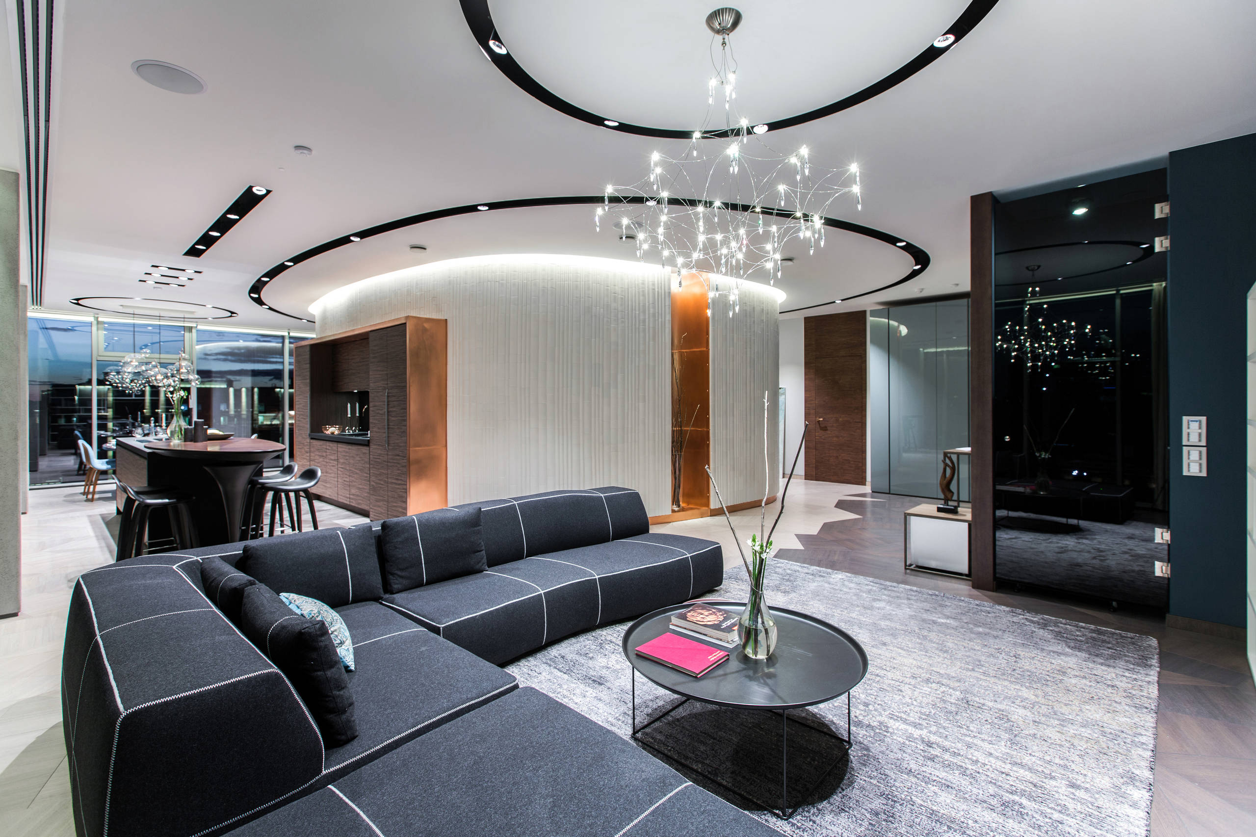 Houzz тур: Квартира с фарфоровым «ядром»