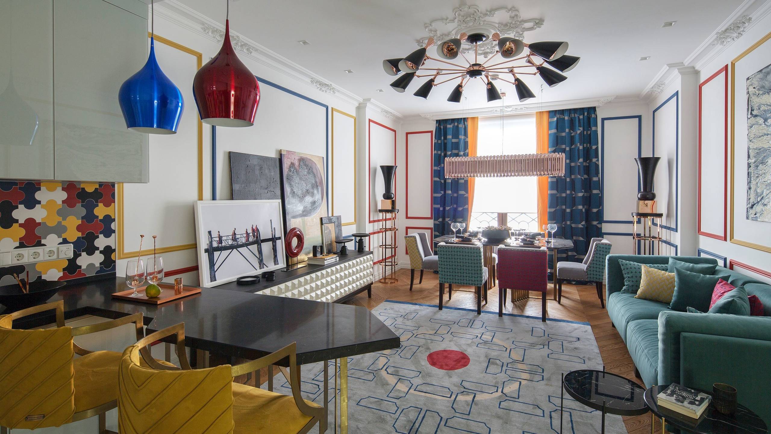 Houzz тур: Смелая квартира в Хамовниках