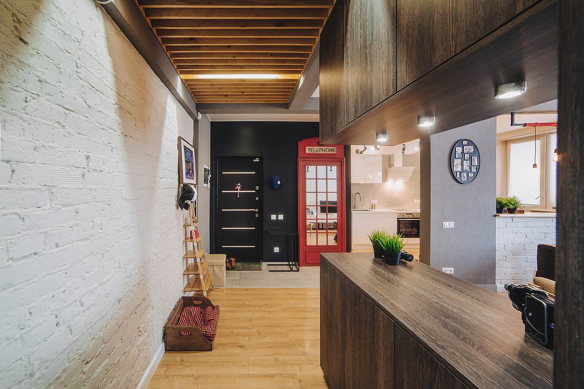 Houzz тур: Яркий лофт для холостяка в Магнитогорске