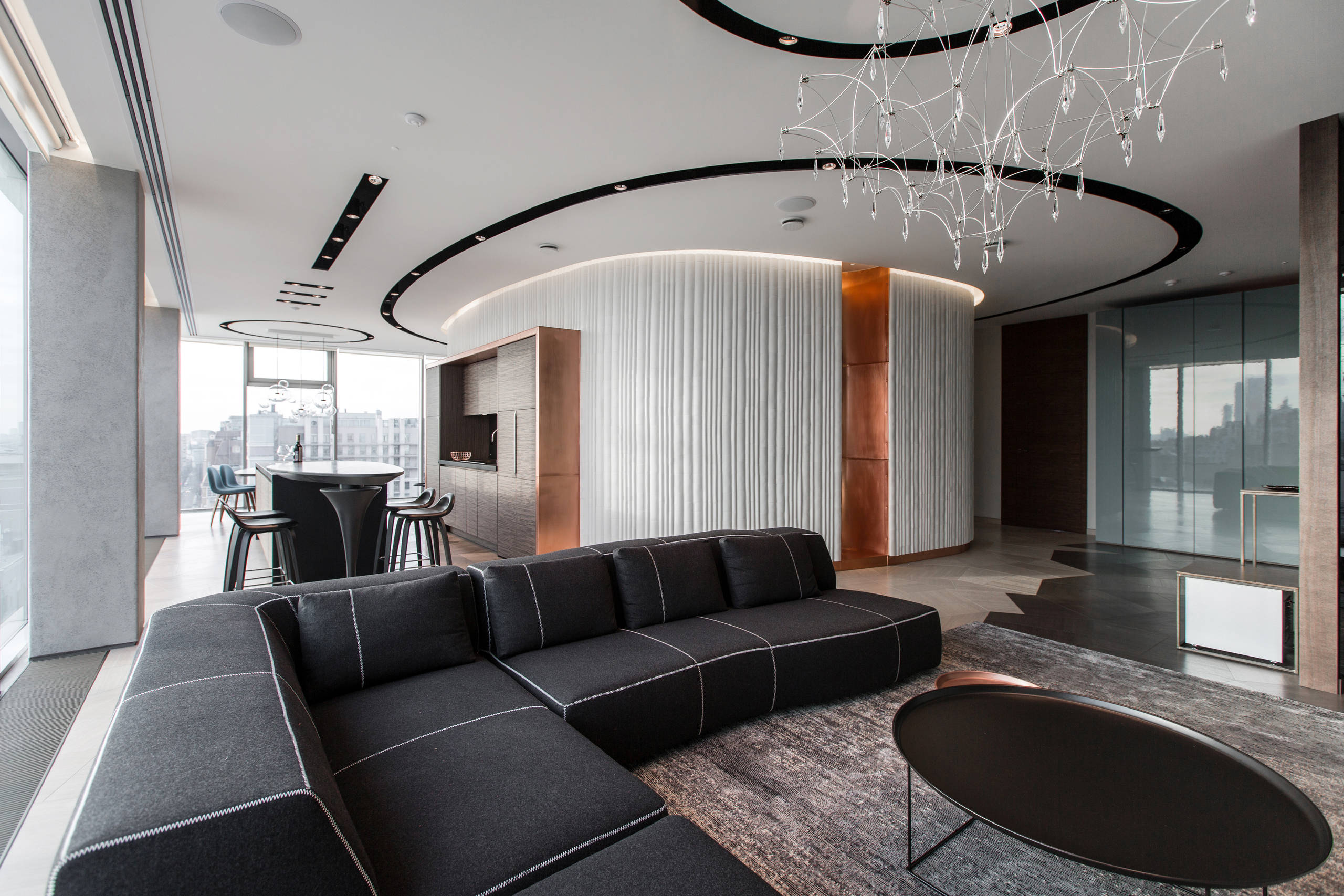 Houzz тур: Квартира с фарфоровым «ядром»