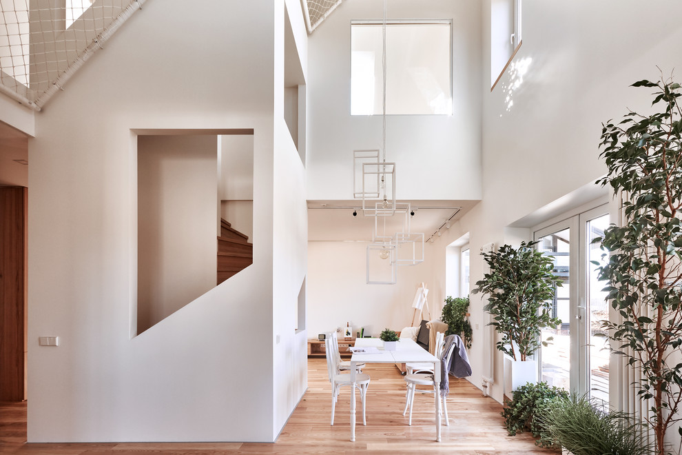 Houzz тур: Белый дом с гамаками в Домодедове