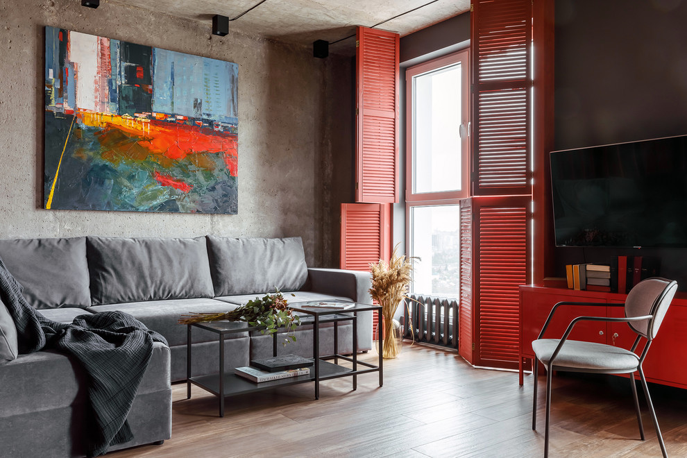 Houzz тур: Студия с красными ставнями в Краснодаре