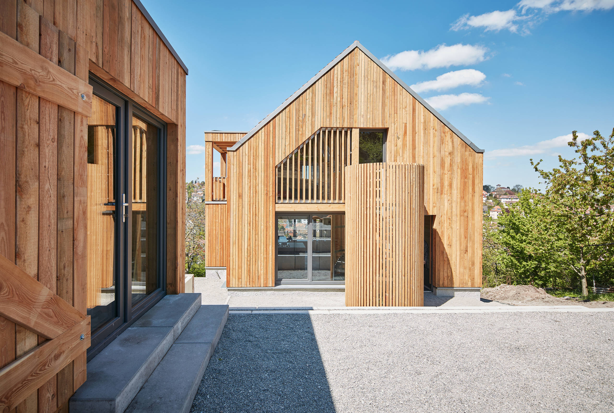 Фотоохота: Внешняя винтовая лестница