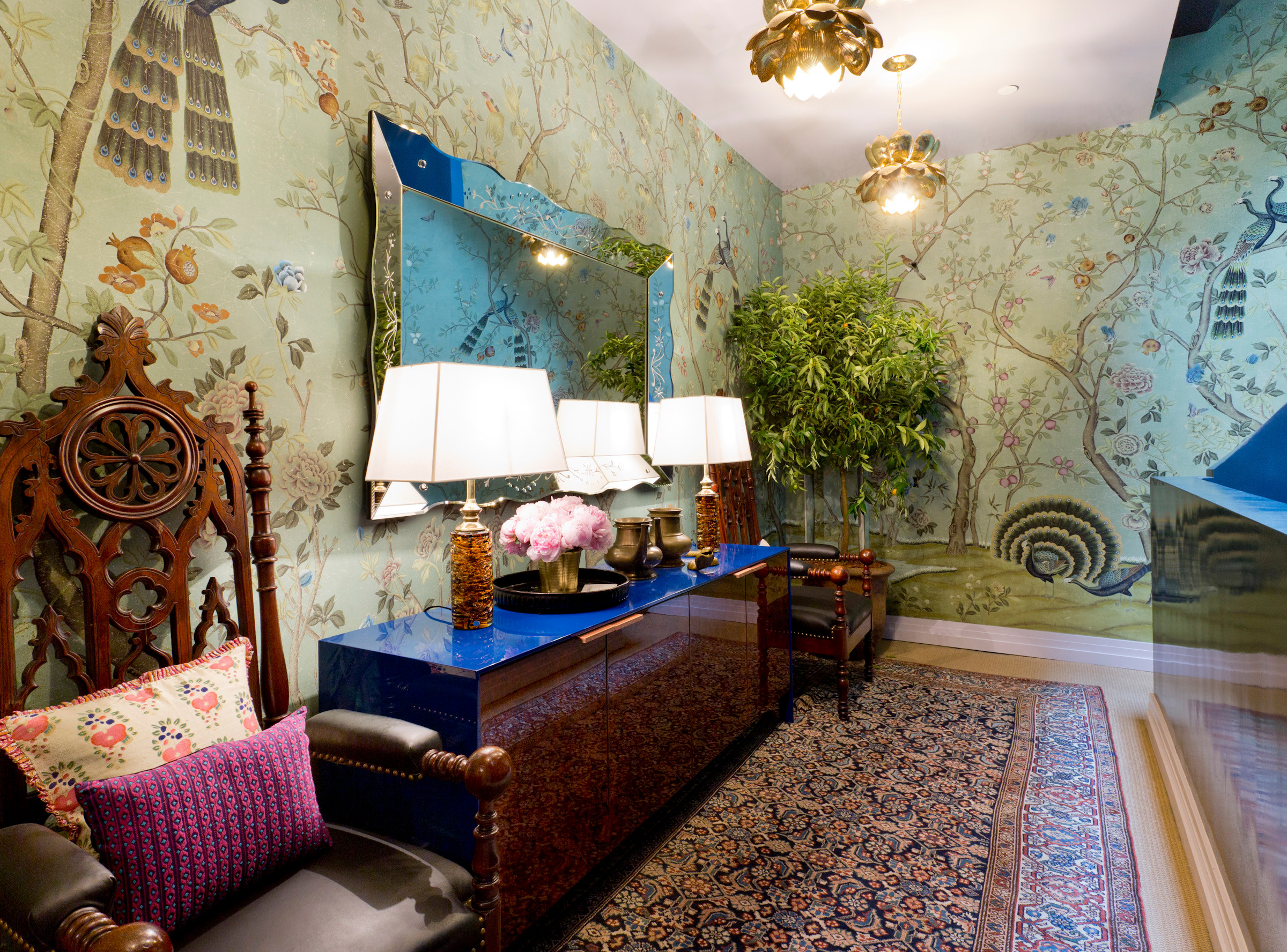 Микротренды: Глянец и яркие краски на выставке Kips Bay Decorator Show