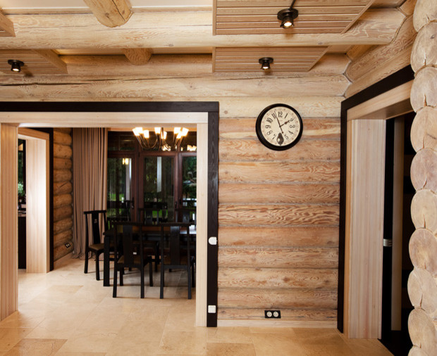 Houzz тур: Скорая архитектурная помощь новому дому из старых бревен