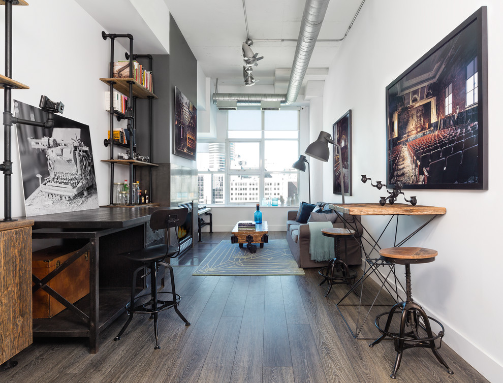Houzz Канада: Индустриальная энергия лофта в Торонто