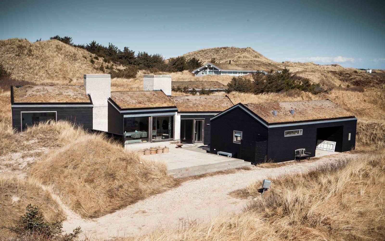 Houzz Дания: Дом под Скагеном с травой на крыше
