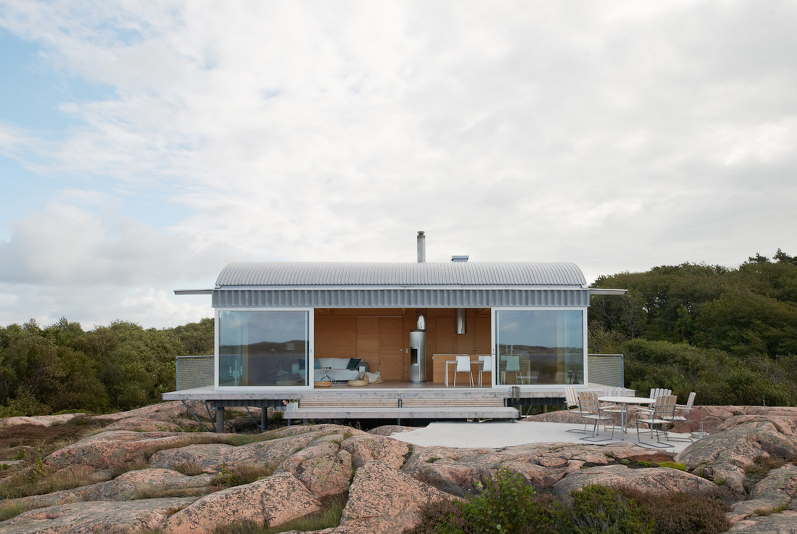 Houzz Швеция: Гостевой домик посреди фьордов в Бохуслене