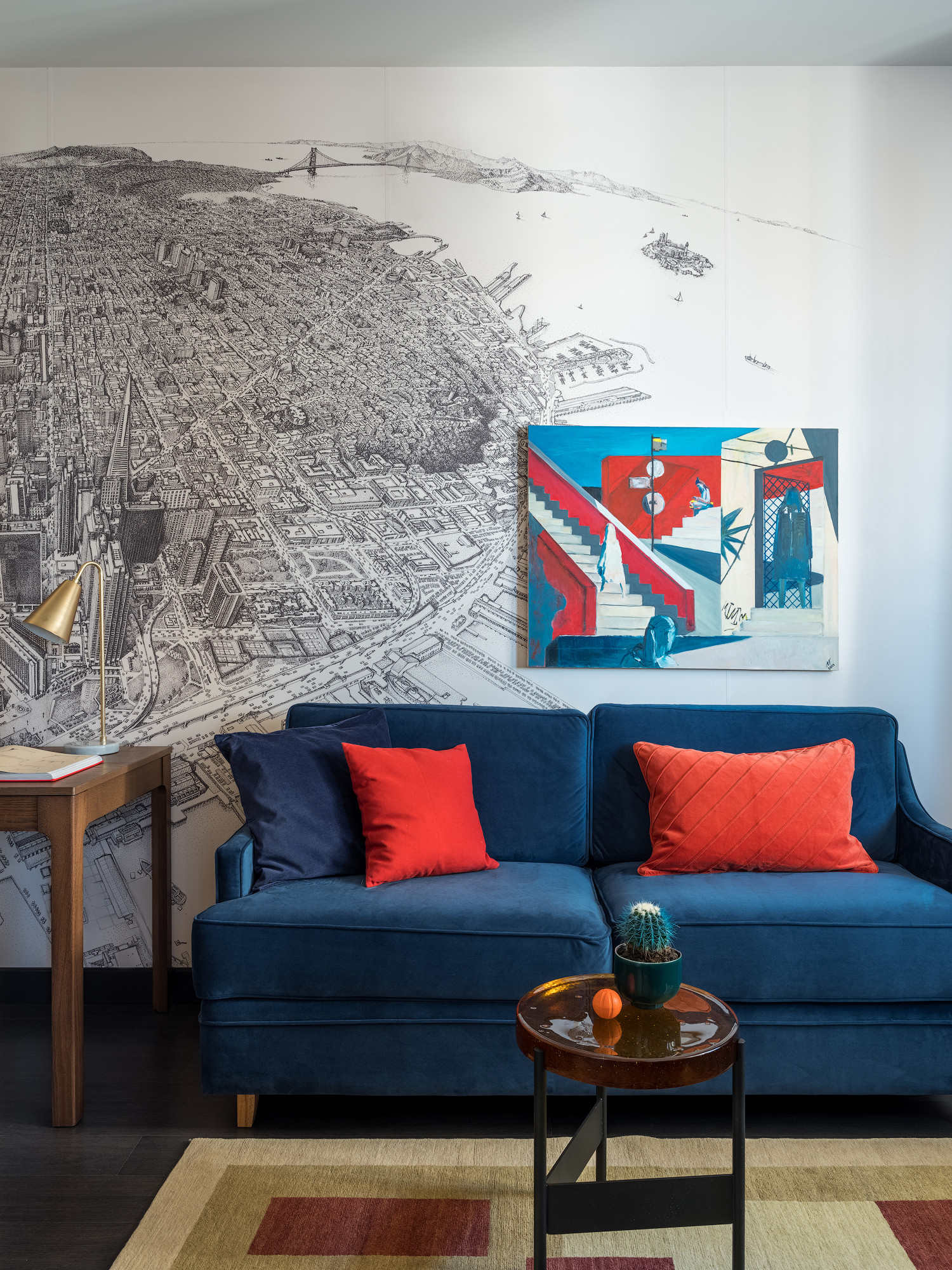 Houzz тур: Квартира в оттенках марсалы и розе