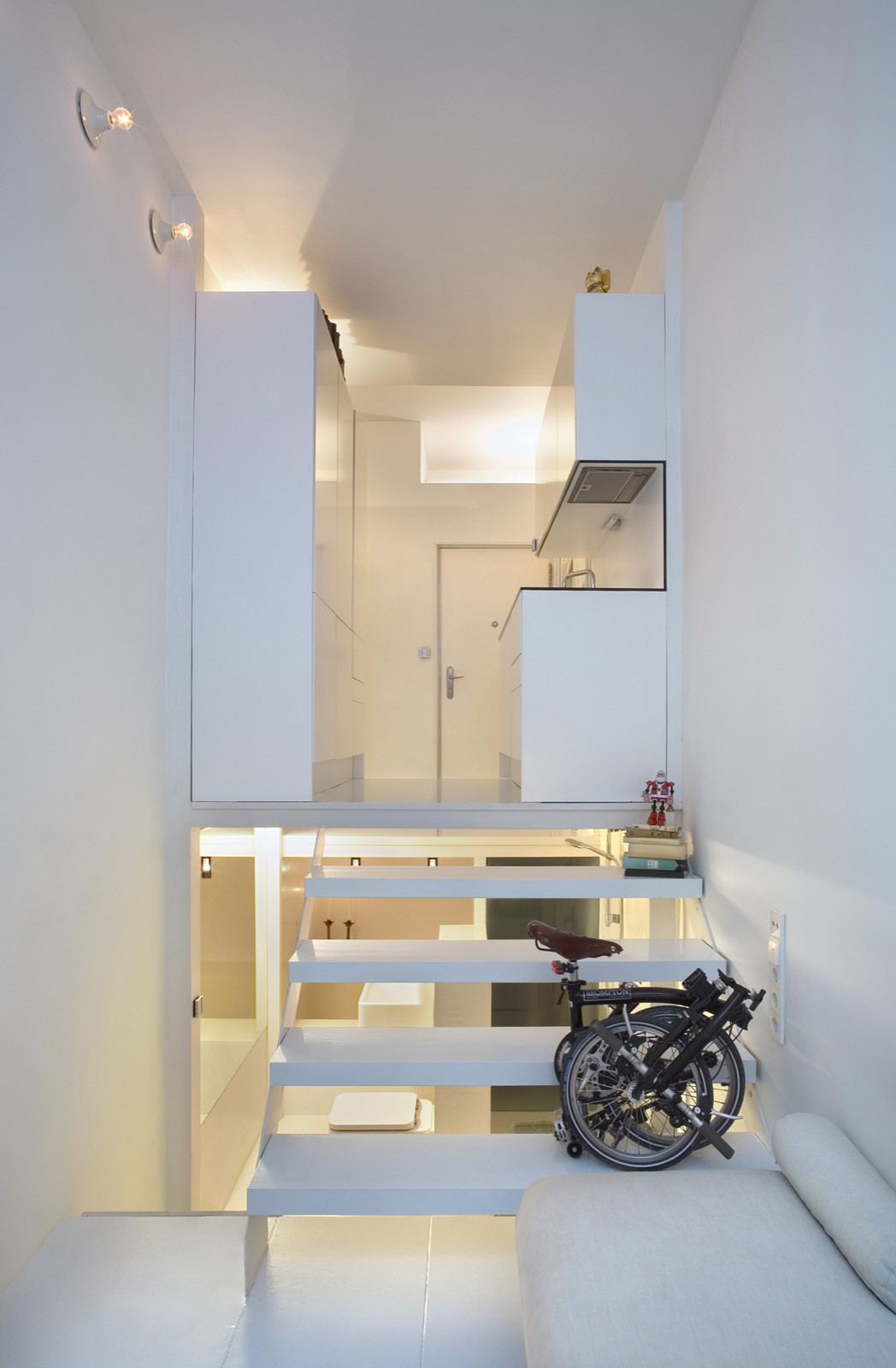 Houzz Испания: 21 метр в Мадриде — маленький узкий дом