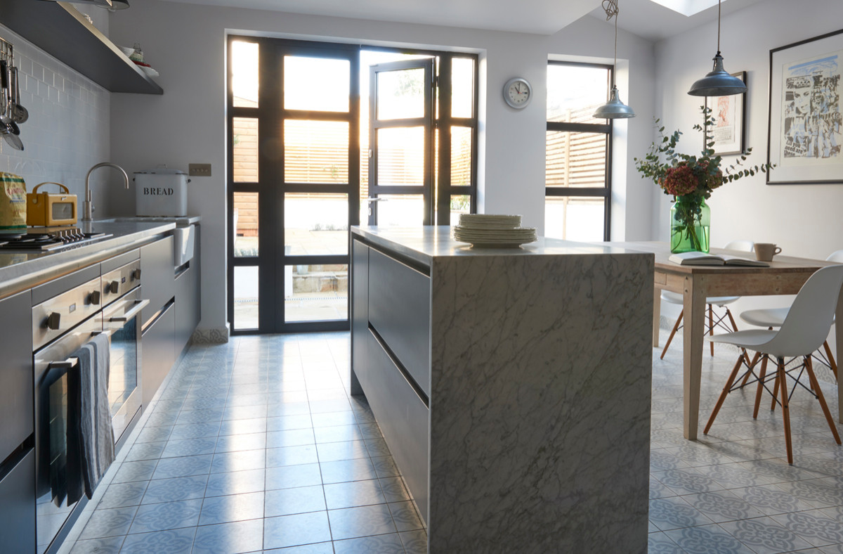 Houzz Британия: Викторианский дом с террасой