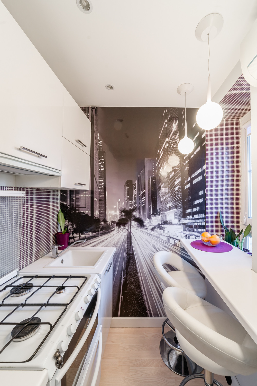 Houzz тур: Сиреневая «Калевала» на 20 квадратных метрах