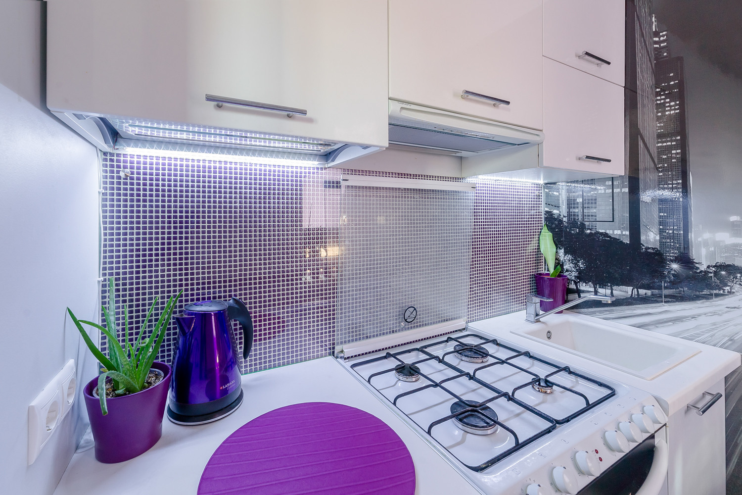 Houzz тур: Сиреневая «Калевала» на 20 квадратных метрах