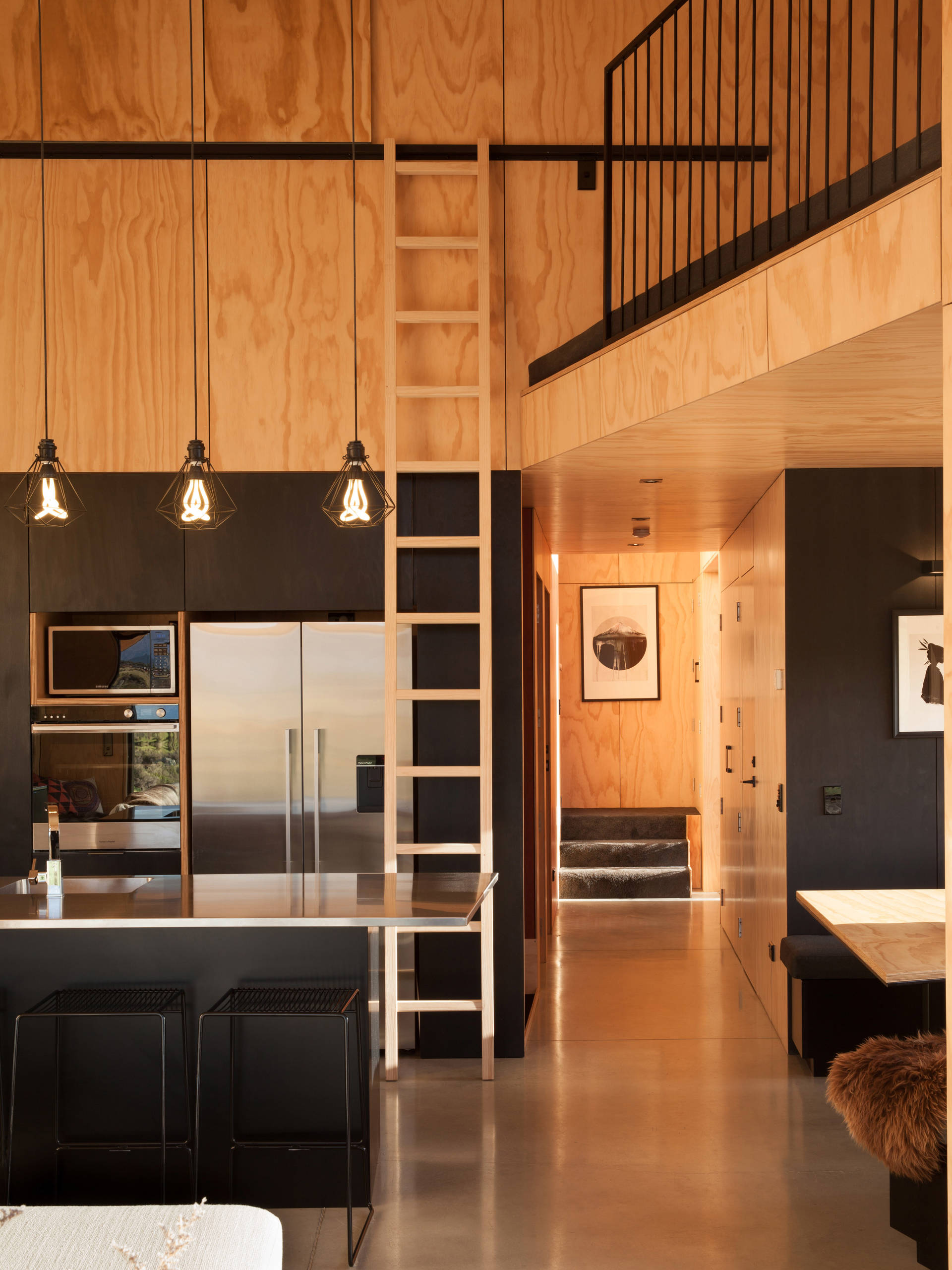 Houzz Новая Зеландия: Дом-корабль высоко над уровнем моря