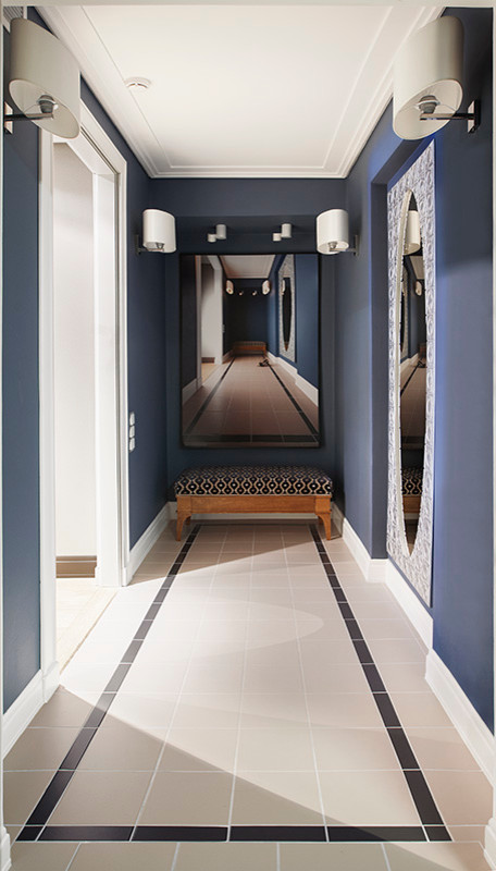 Houzz тур: Современная классика и анфилады в семейной квартире