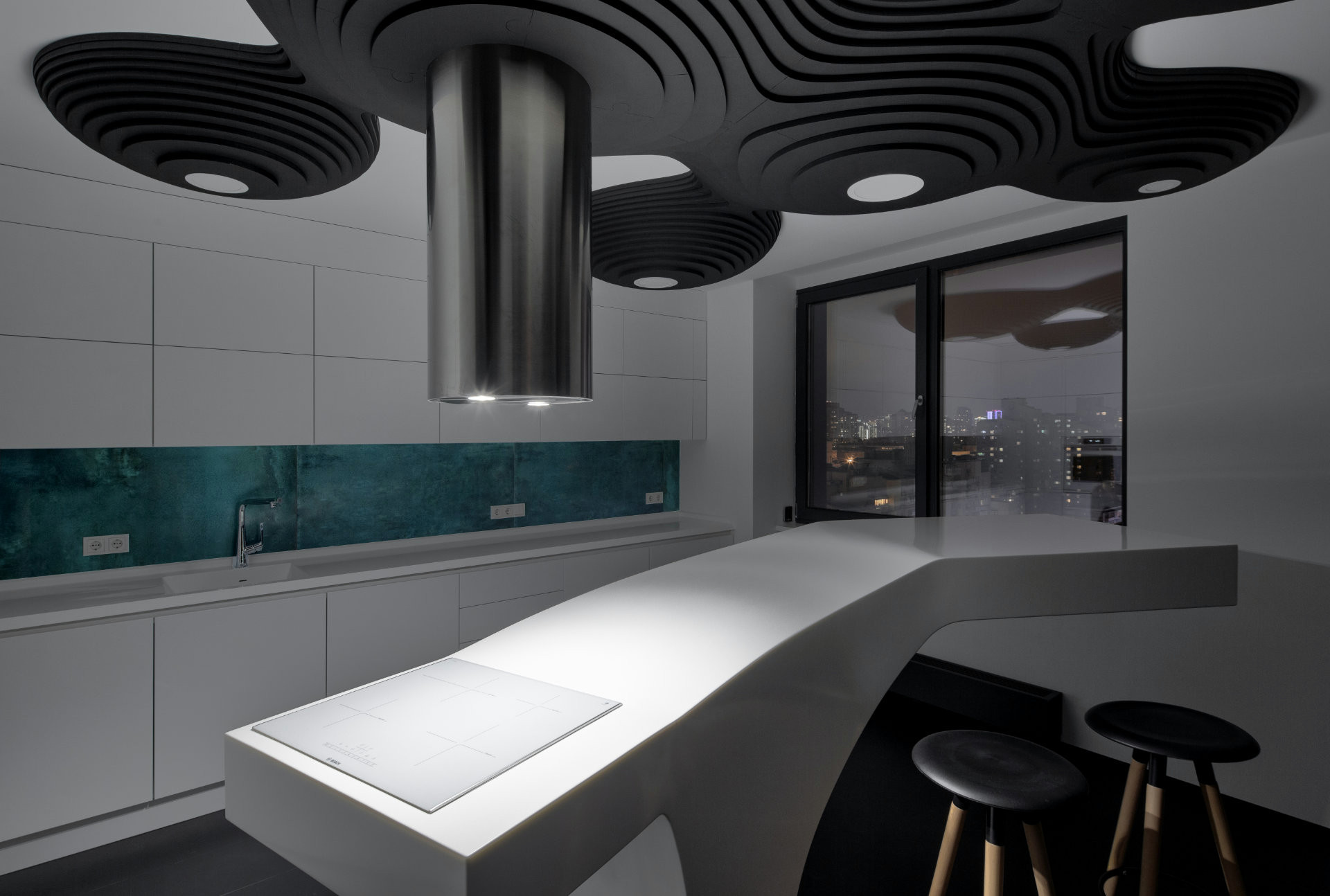 Houzz Украина: Квартира, которая напоминает космическую станцию