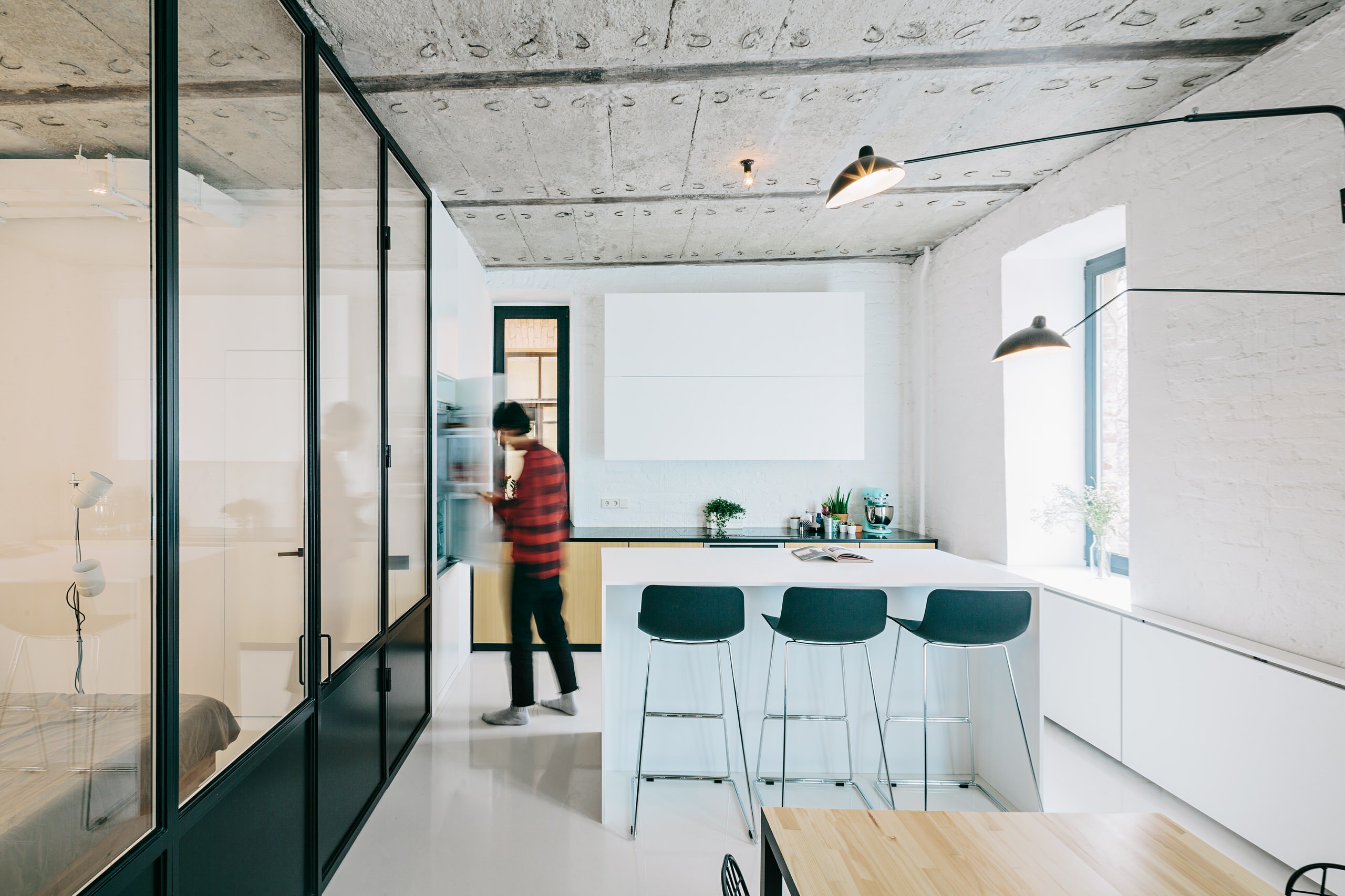 Houzz тур: Игра на контрастах в бывшем доходном доме