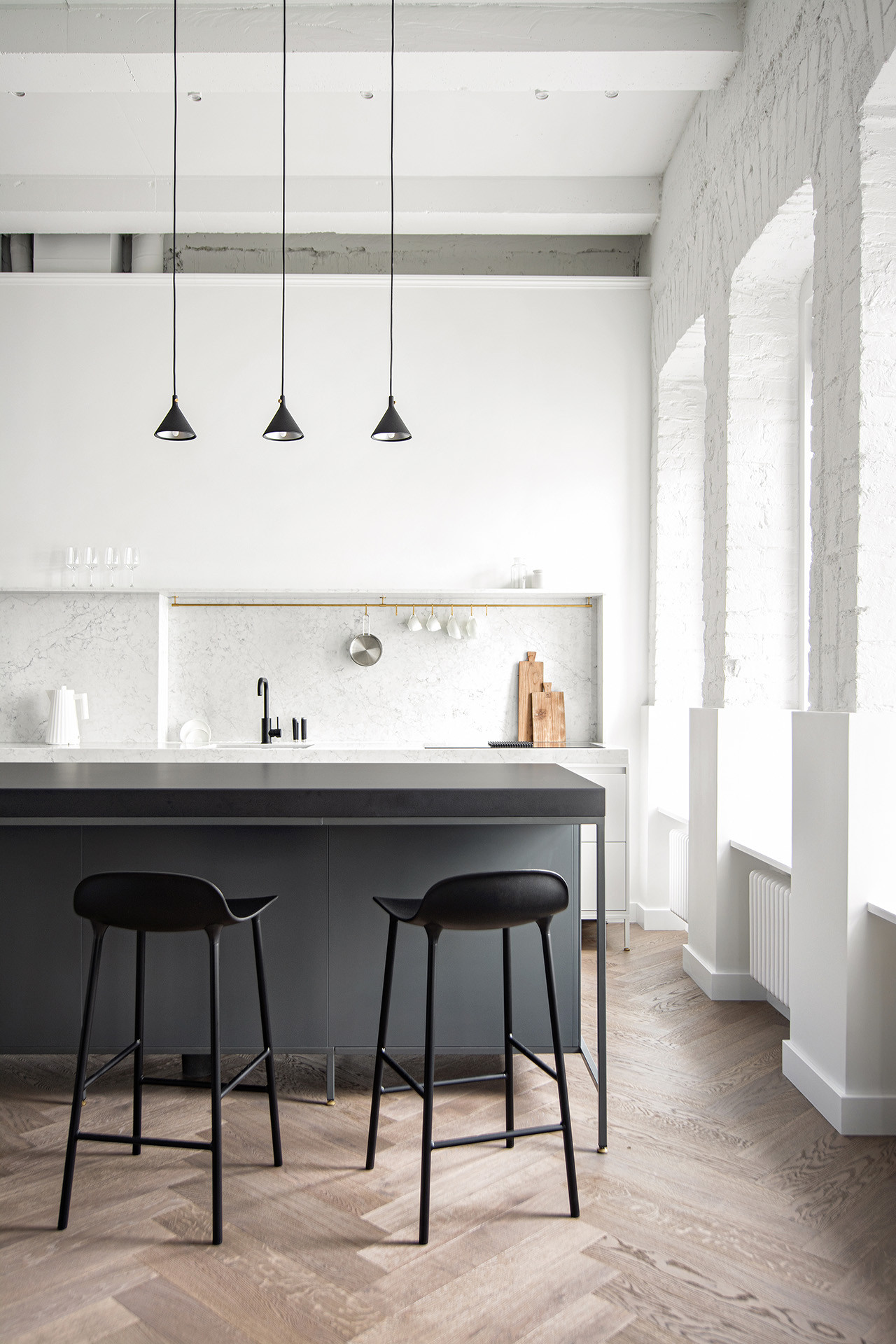 Houzz тур: Московский минимализм для пары из Петербурга