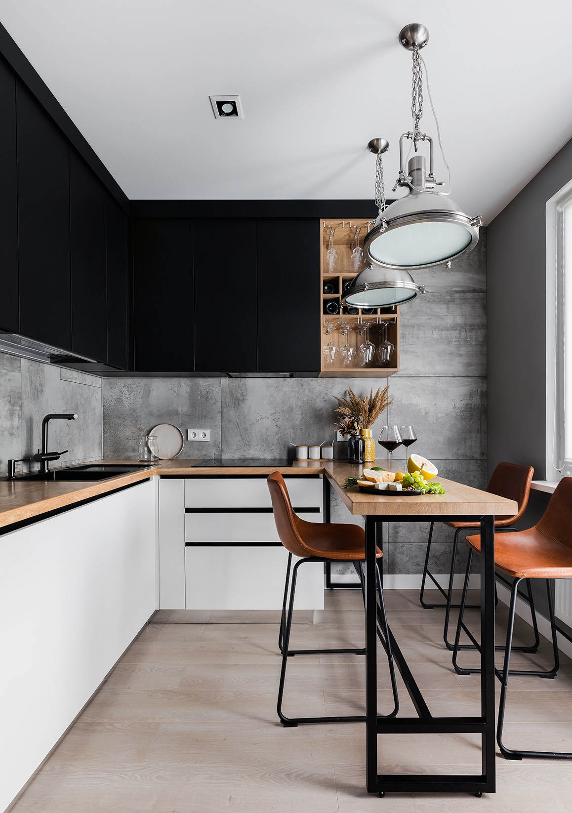 Houzz тур: 39,3 кв.м, где объединили лофт и скандинавский стиль