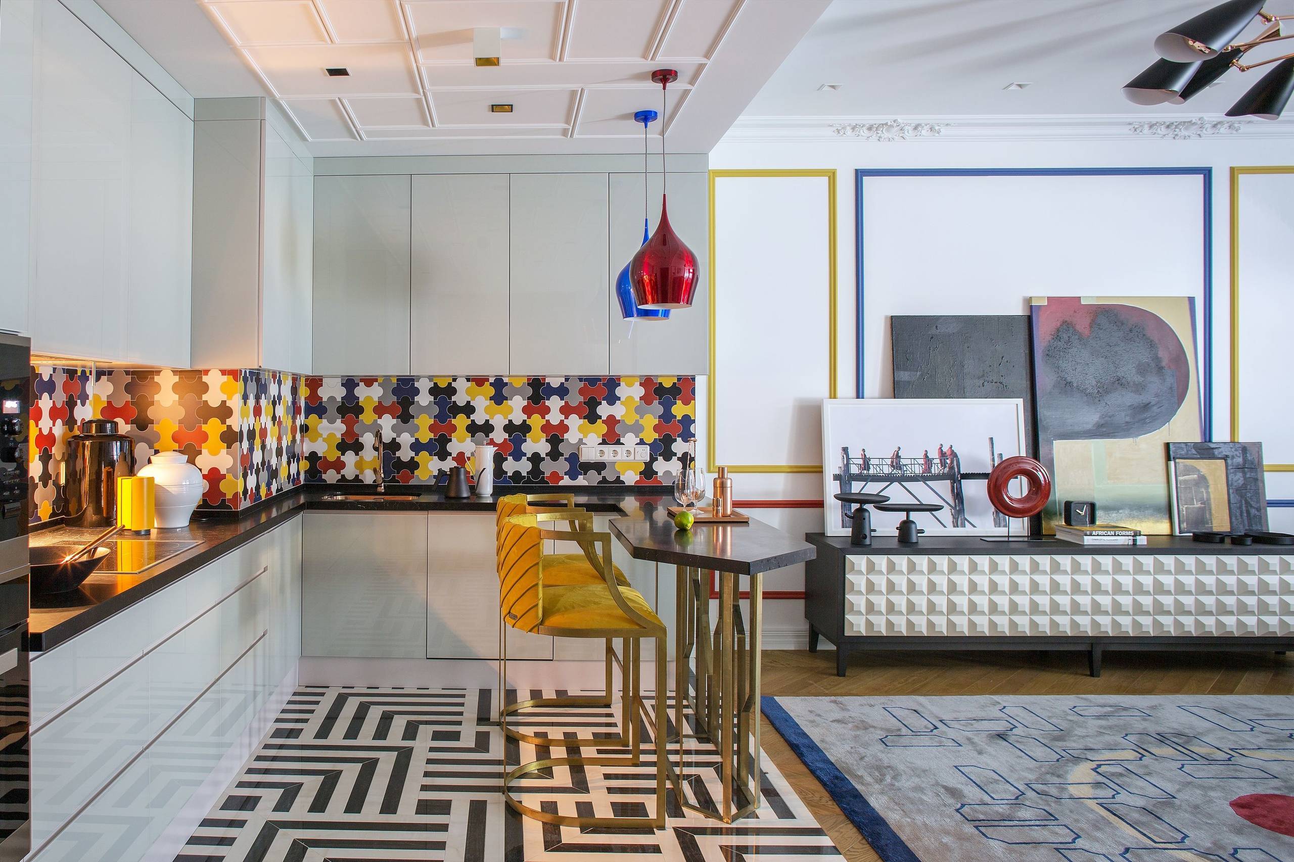 Houzz тур: Смелая квартира в Хамовниках