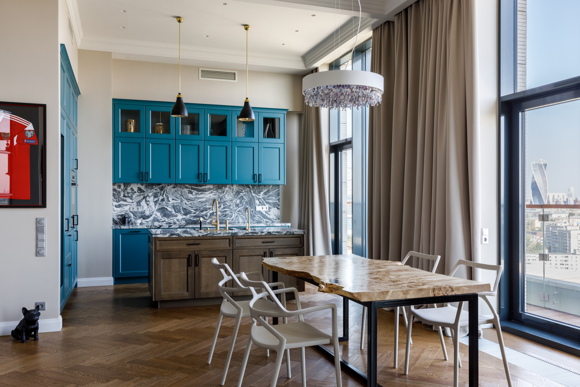 Houzz тур: Пентхаус с видом на всю Москву