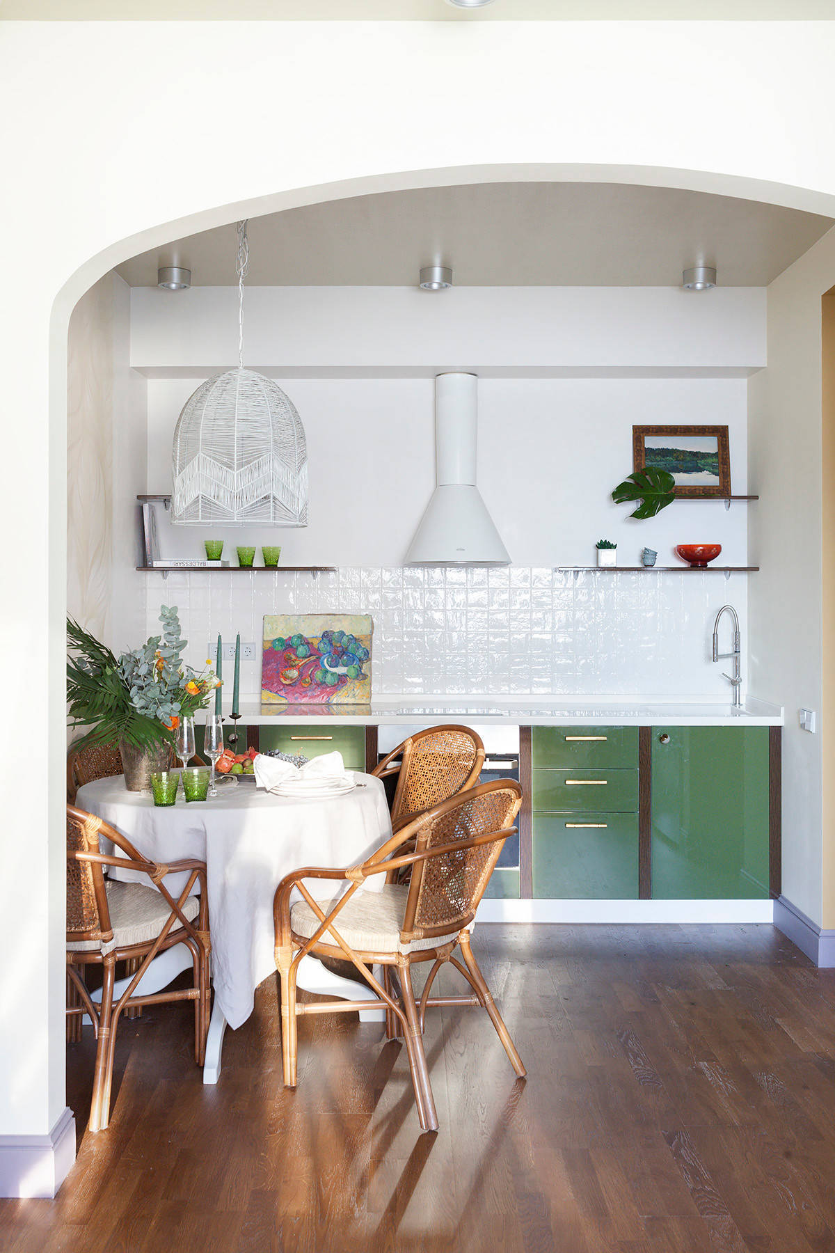 Houzz тур: 44 метра — квартира, куда прилетела птица счастья