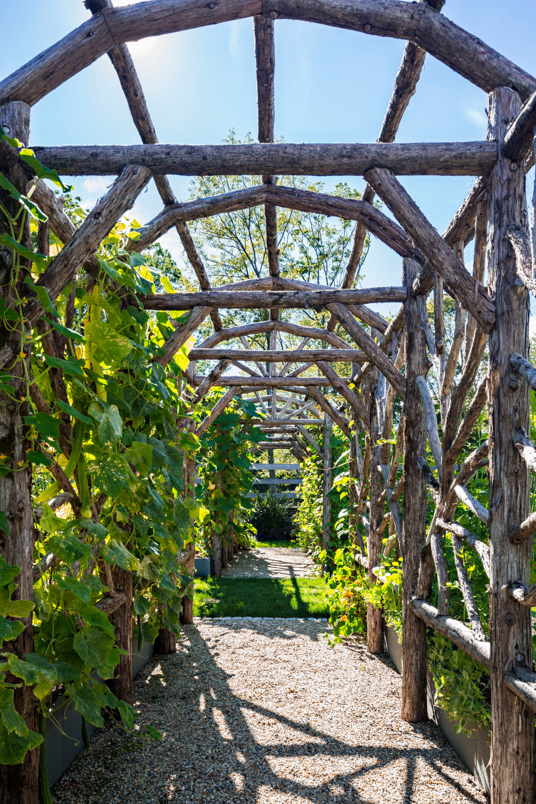 Как правильно: Сделать огородные опоры украшением участка