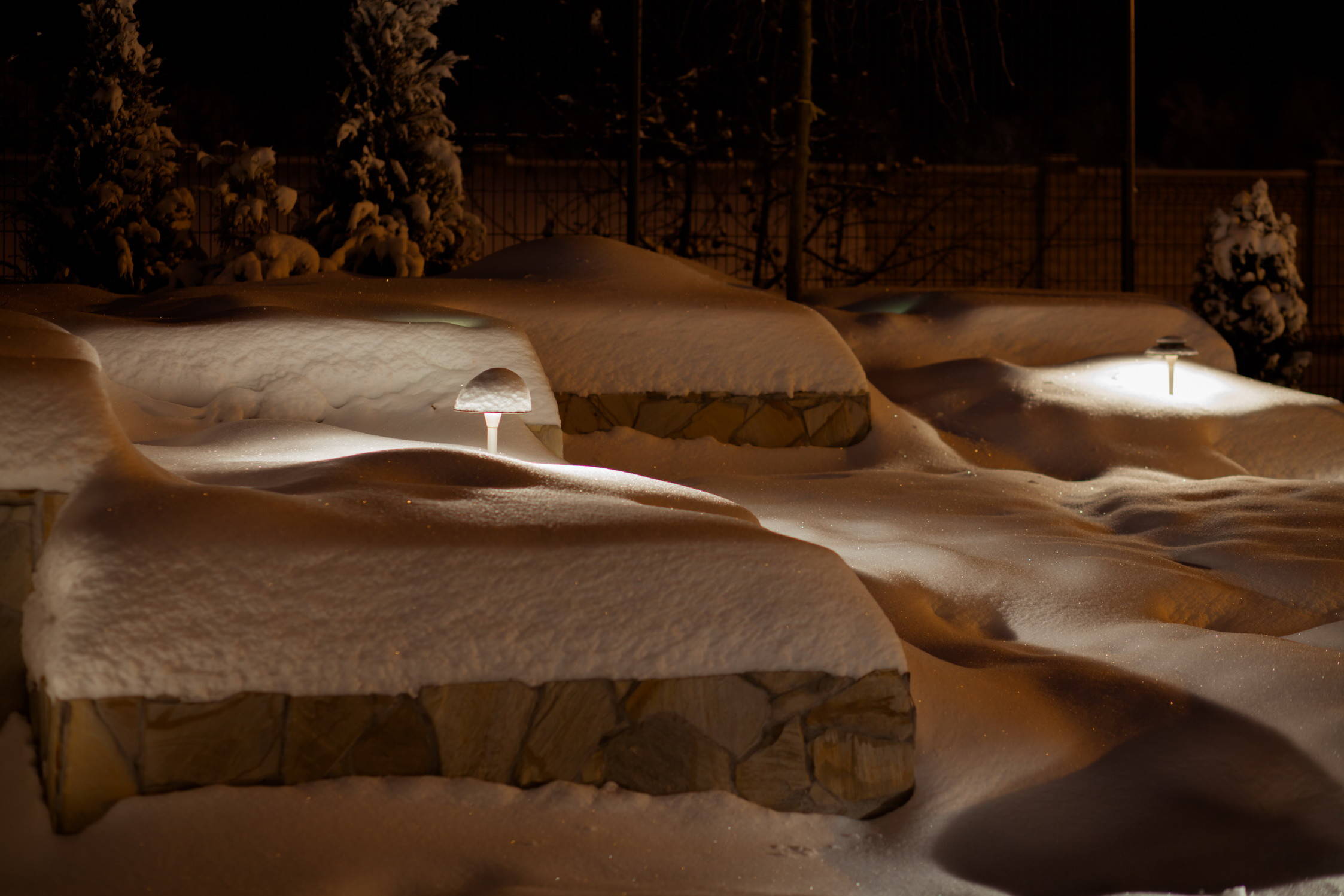 Как правильно: Использовать снег в саду