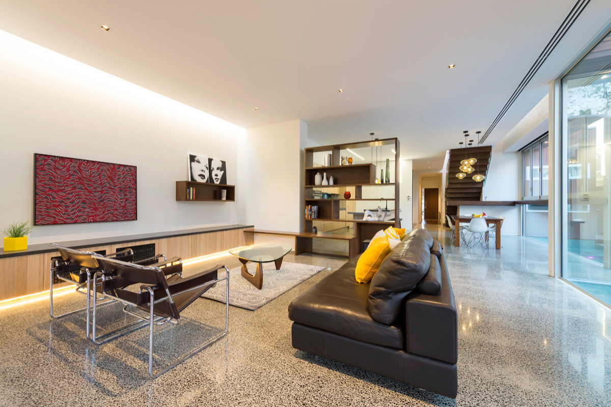 Houzz Австралия: Старый коттедж с футуристичной террасой