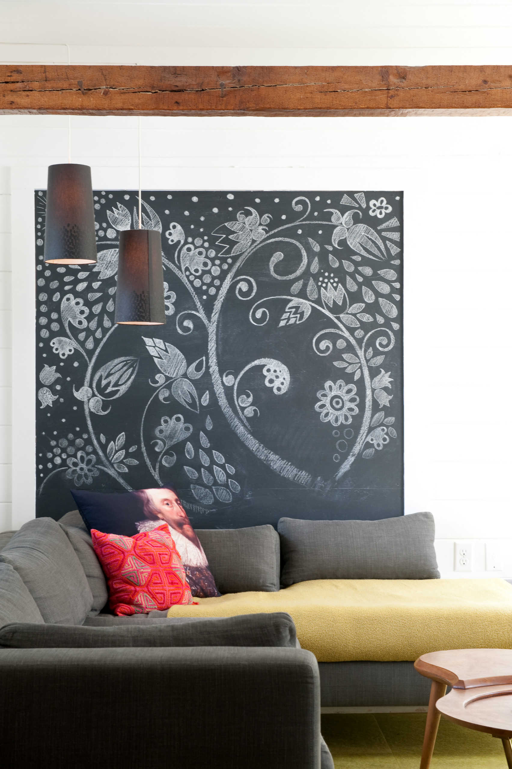 К доске: 25 идей использования грифельной краски