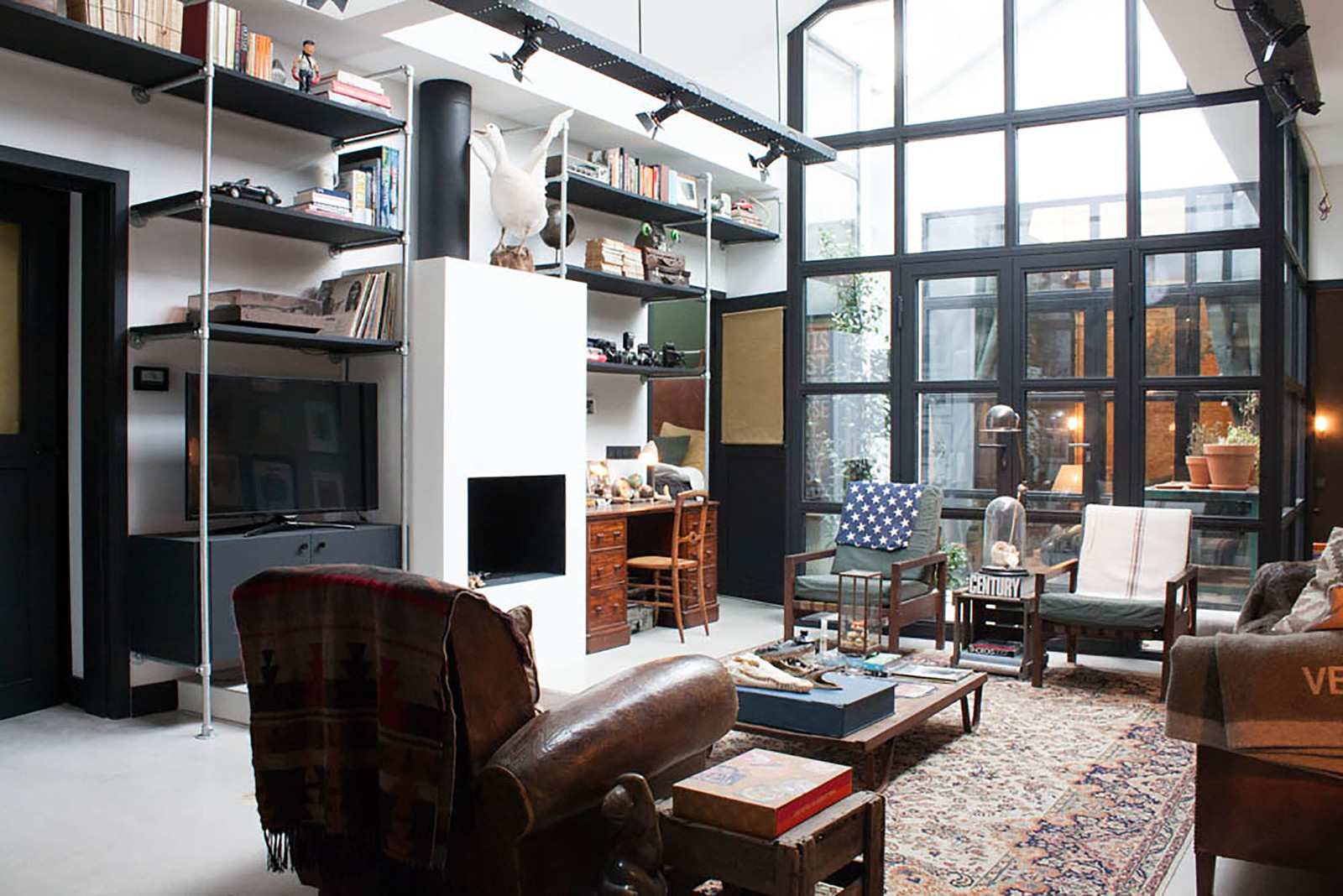 Houzz Нидерланды: Индустриальный шик в бывшем гараже