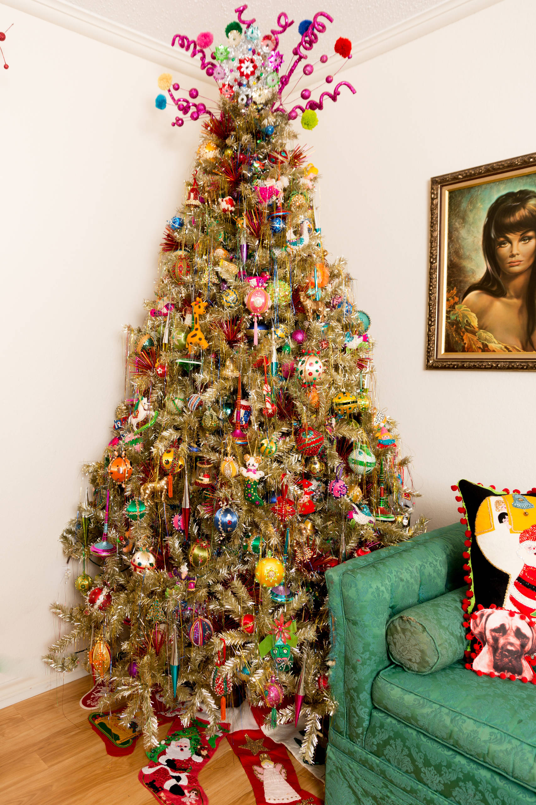 Houzz США: Дом в техасском Остине, где наряжают десятки елок