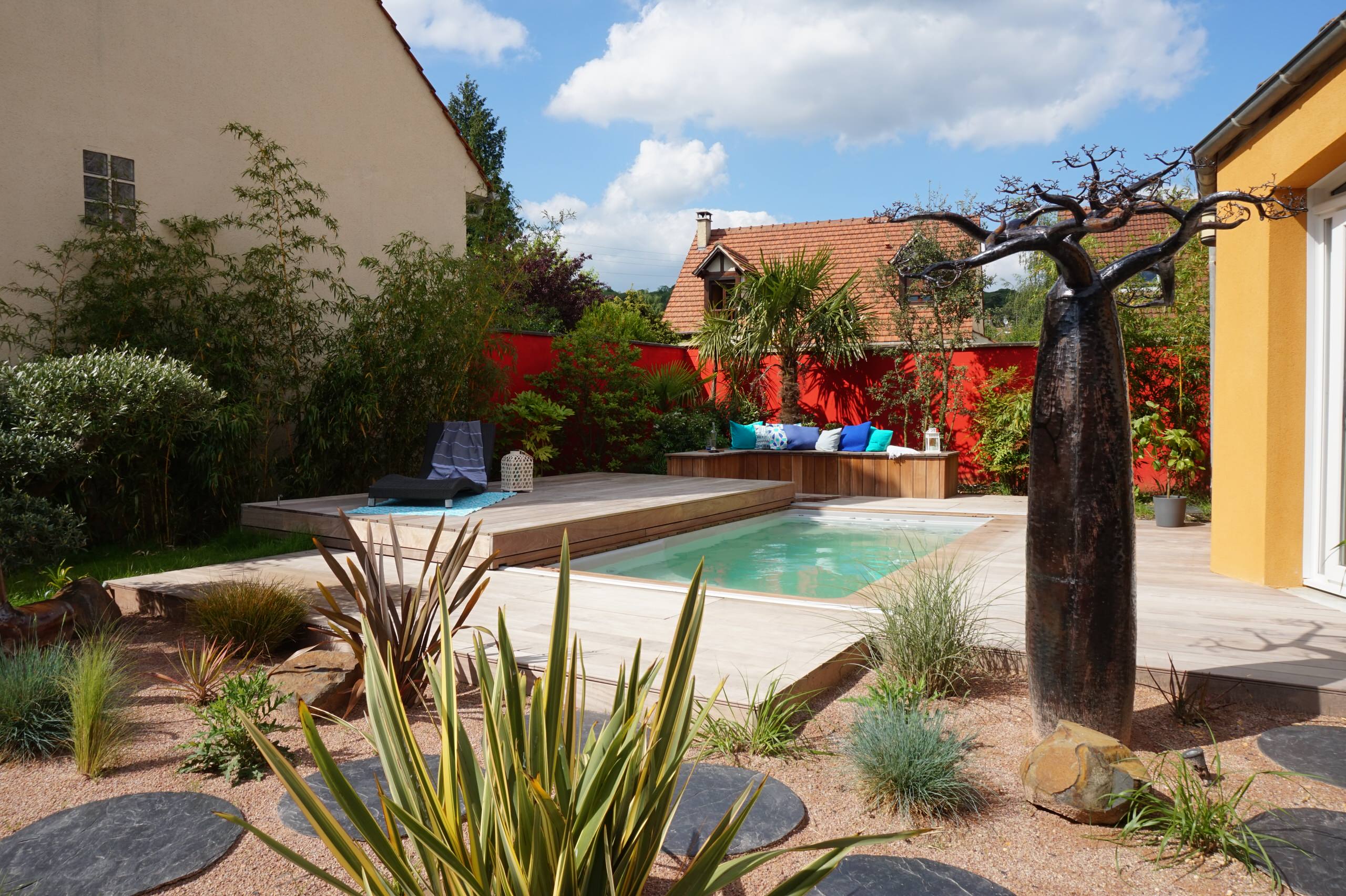 Фотоохота: 20 мини-бассейнов для небольших садов