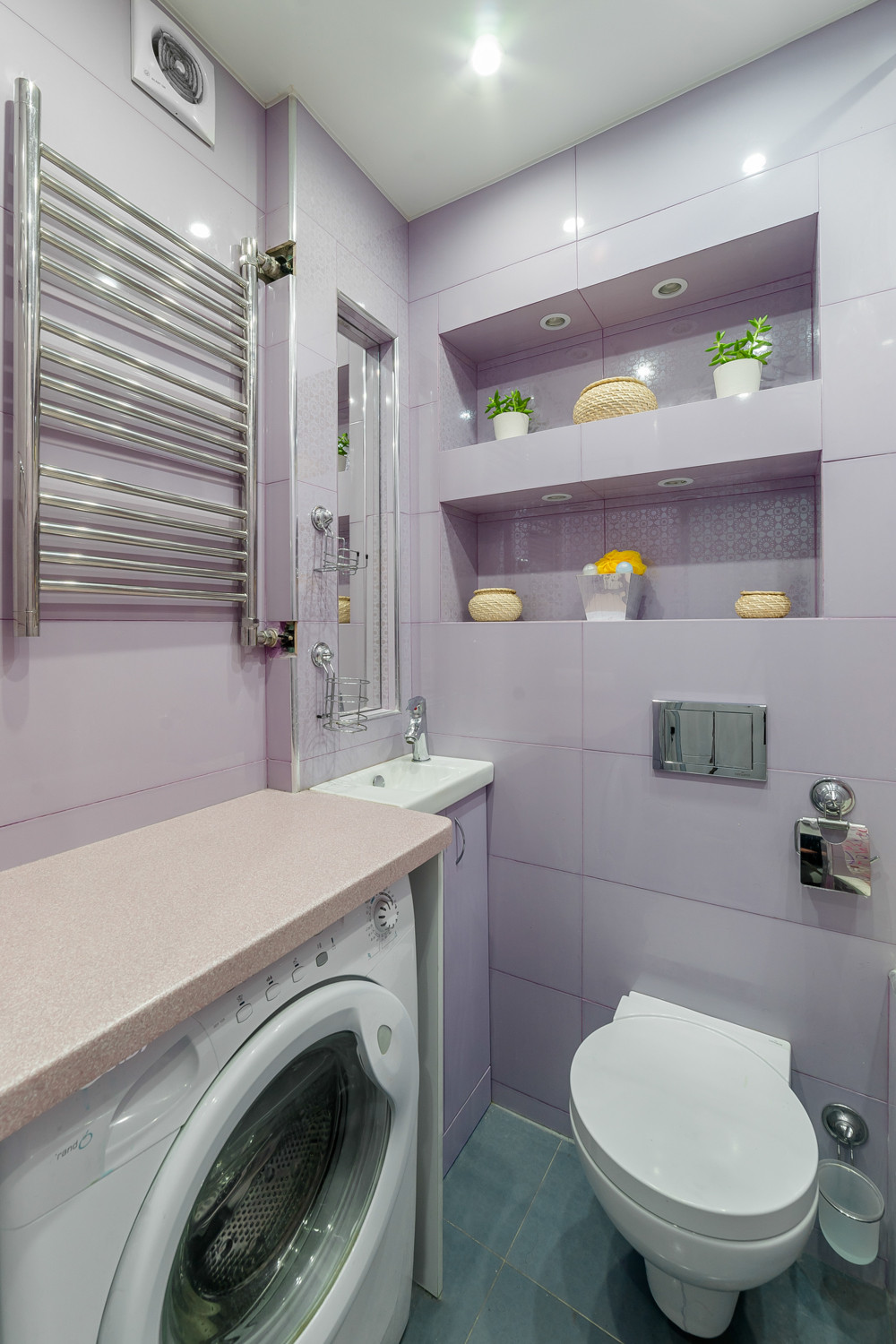 Houzz тур: Сиреневая «Калевала» на 20 квадратных метрах