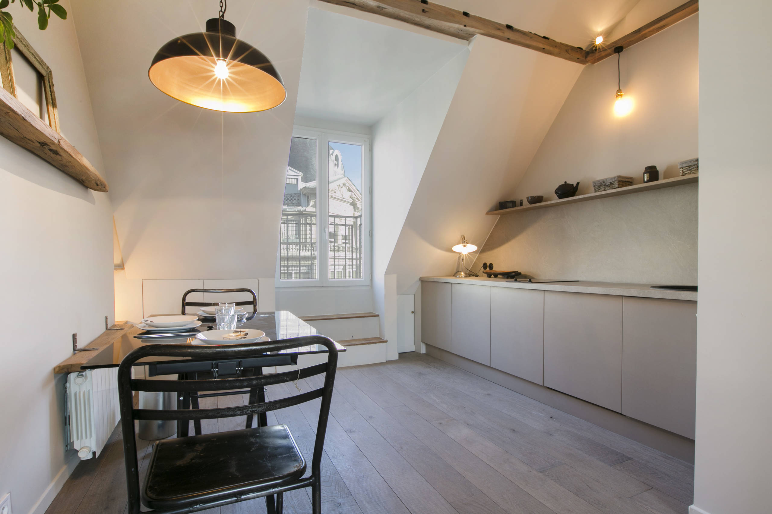 Houzz Франция: Атмосфера шале в центре Парижа