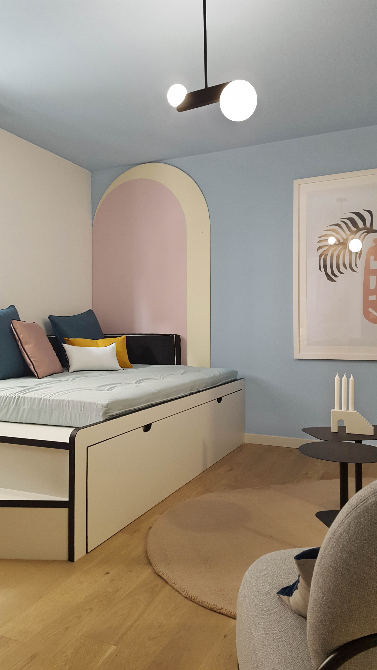 До и после: Арки, терраццо и тайная кровать— в квартире 43 кв.м.