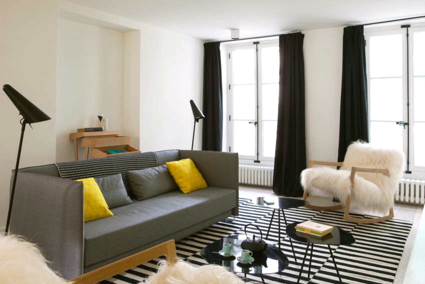Houzz Франция: Квартира со скандинавскими чертами