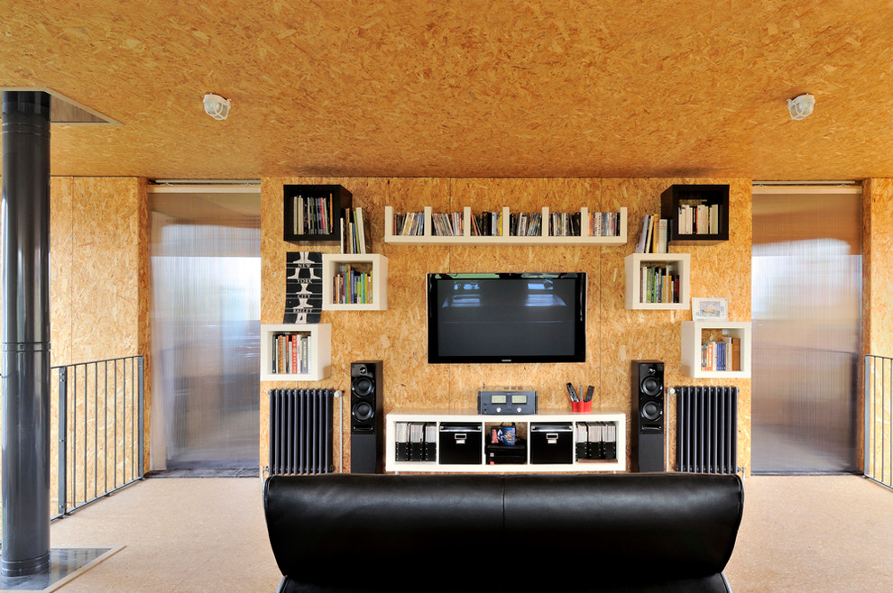 Houzz-Франция: Большой эко-дом за небольшие деньги