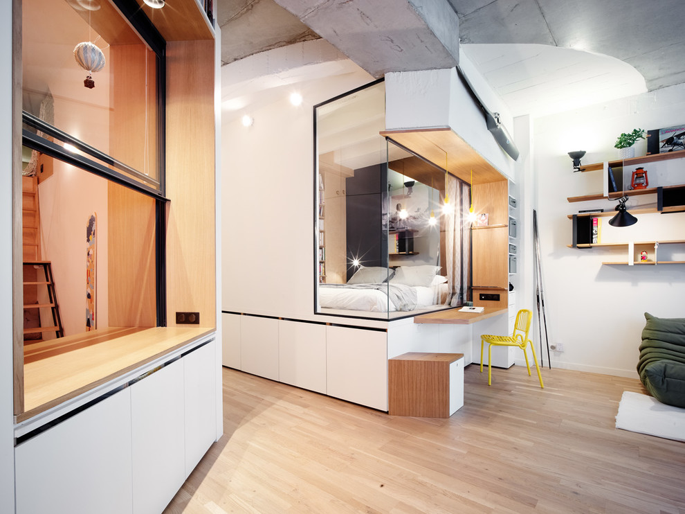 Houzz Франция: Квартира на месте многоярусного гаража