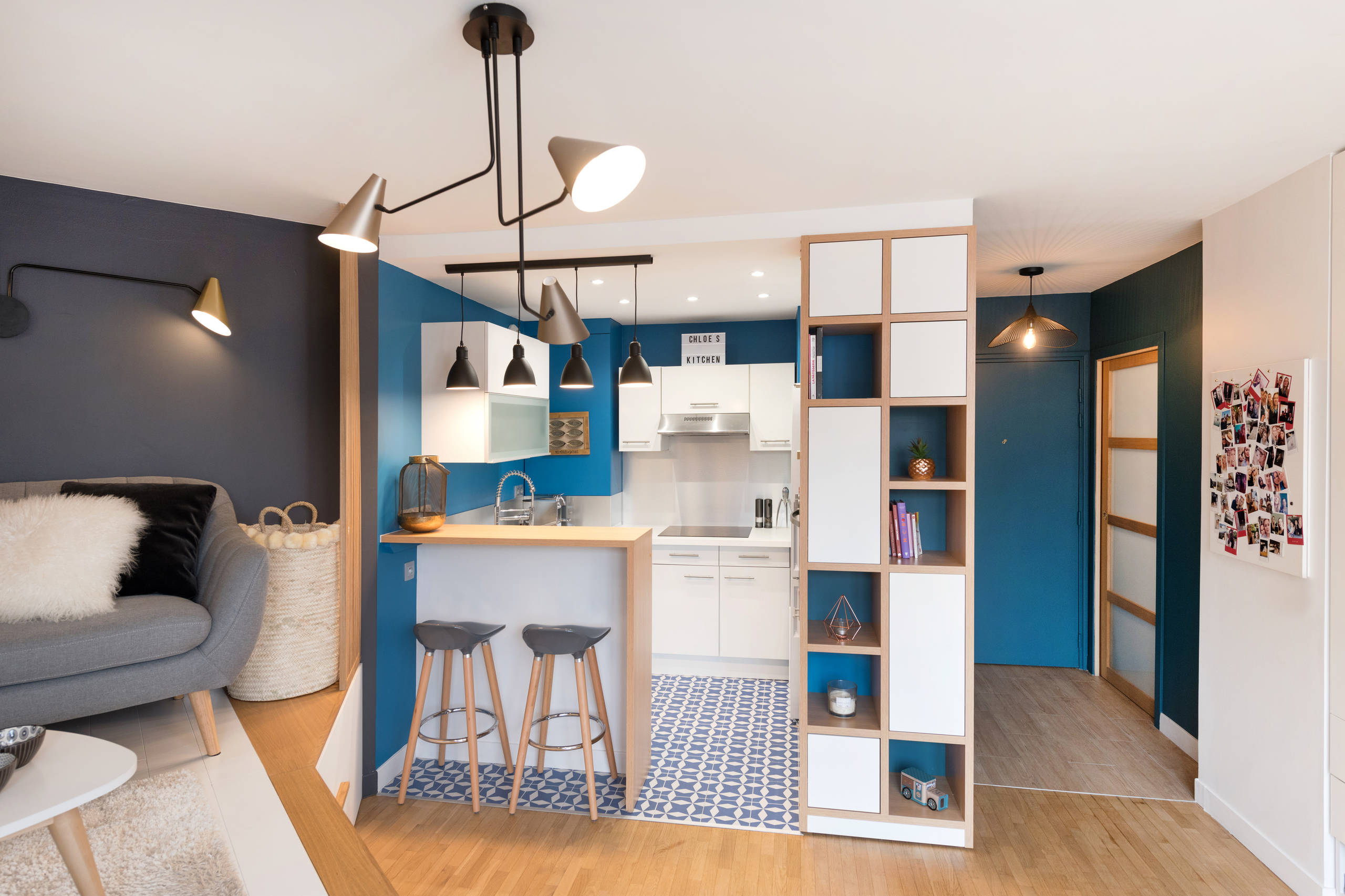 До и после: Французская студия 20 кв.м для девушки и кошки