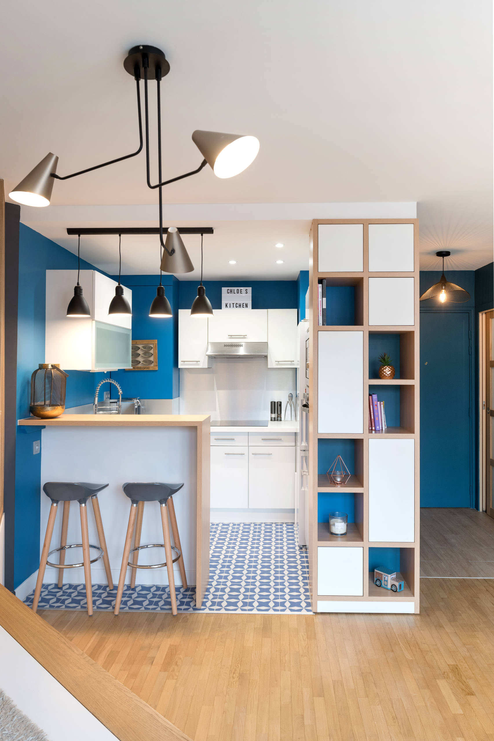 До и после: Французская студия 20 кв.м для девушки и кошки