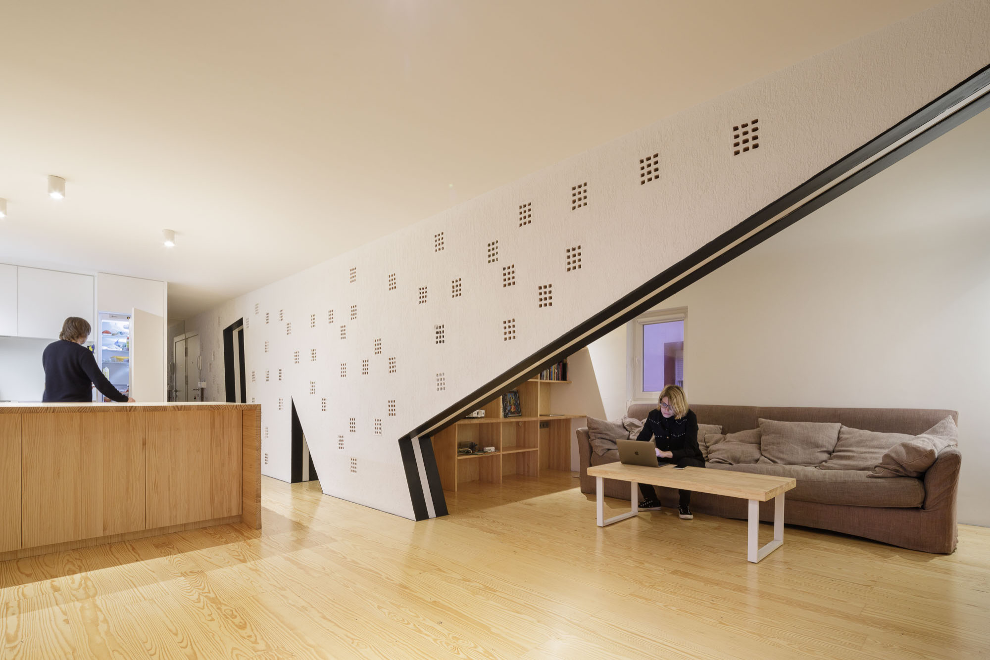 Houzz Испания: Квартира, где все покосилось