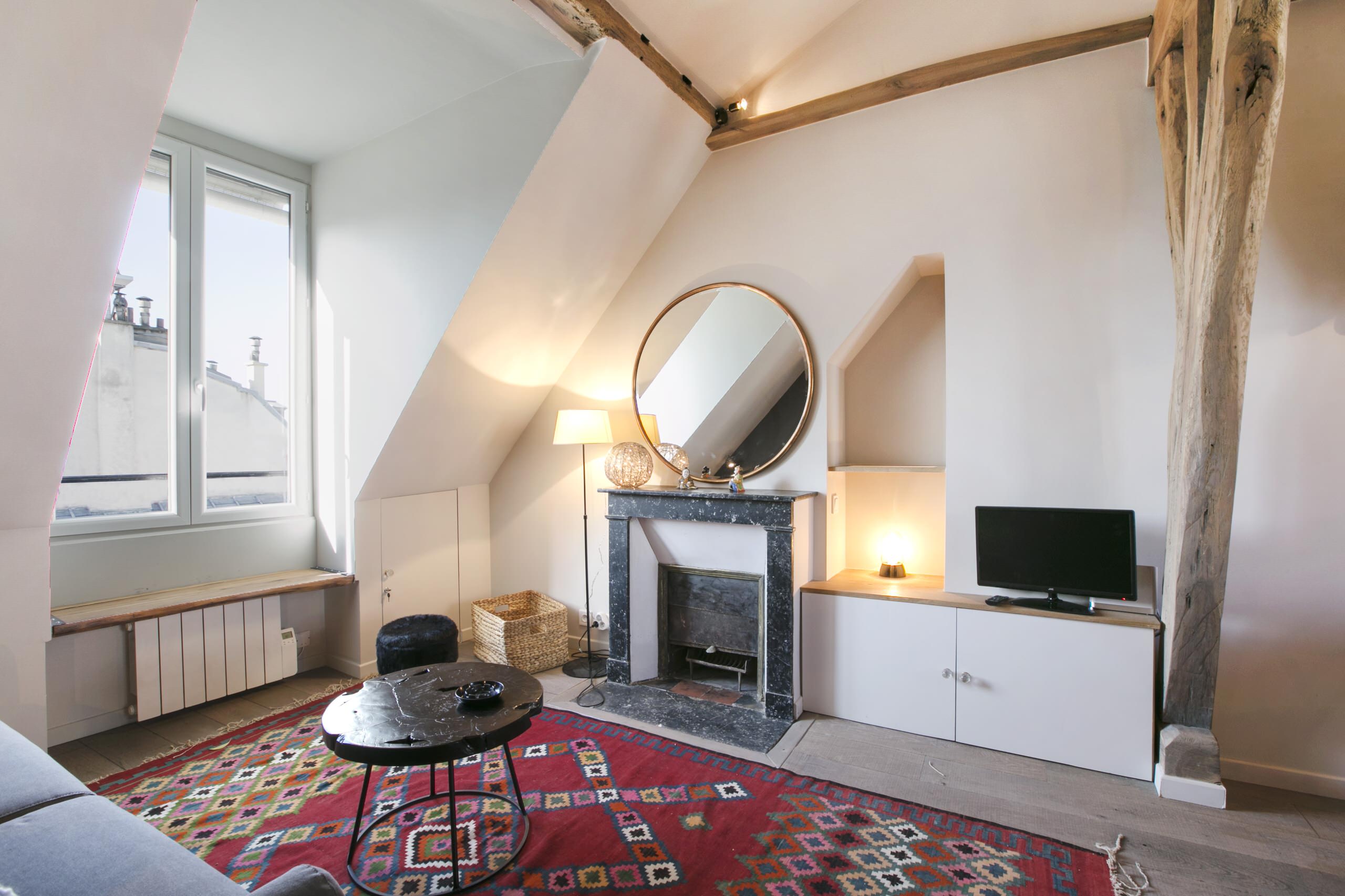 Houzz Франция: Атмосфера шале в центре Парижа