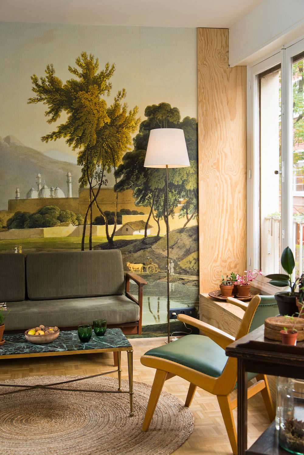 Houzz Франция: Винтаж для молодой пары — под Парижем