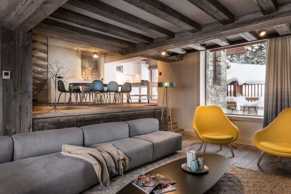 Houzz Франция: Современное шале в старом доме в Мерибеле