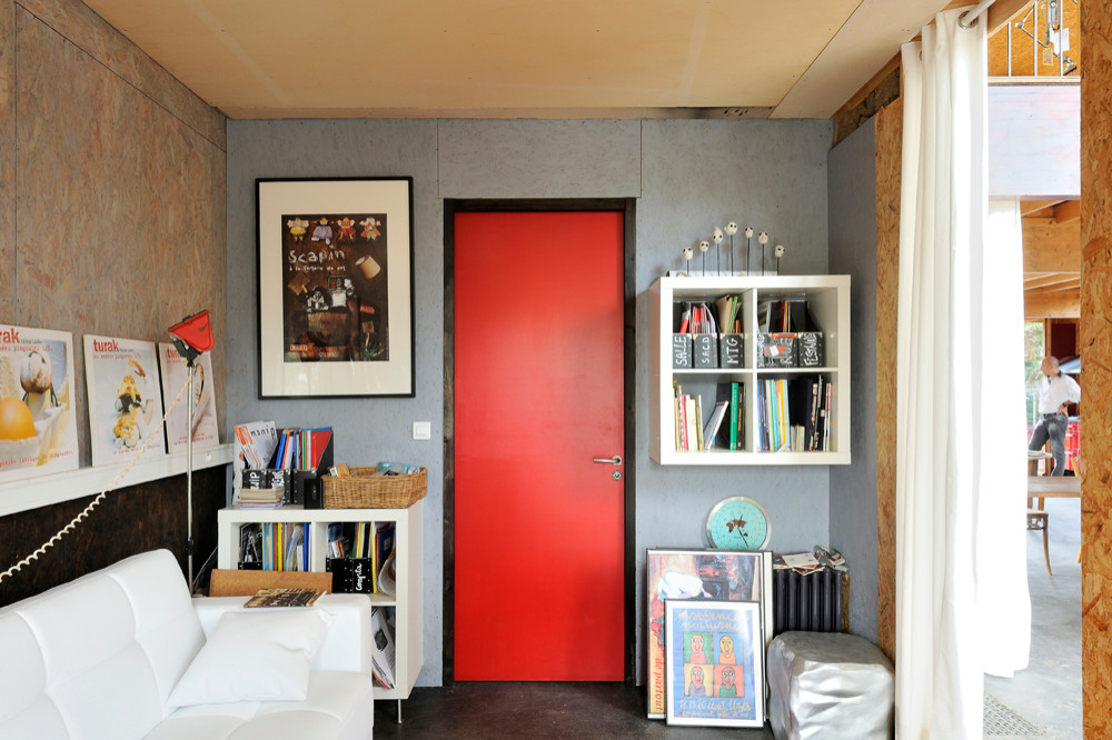 Houzz-Франция: Большой эко-дом за небольшие деньги