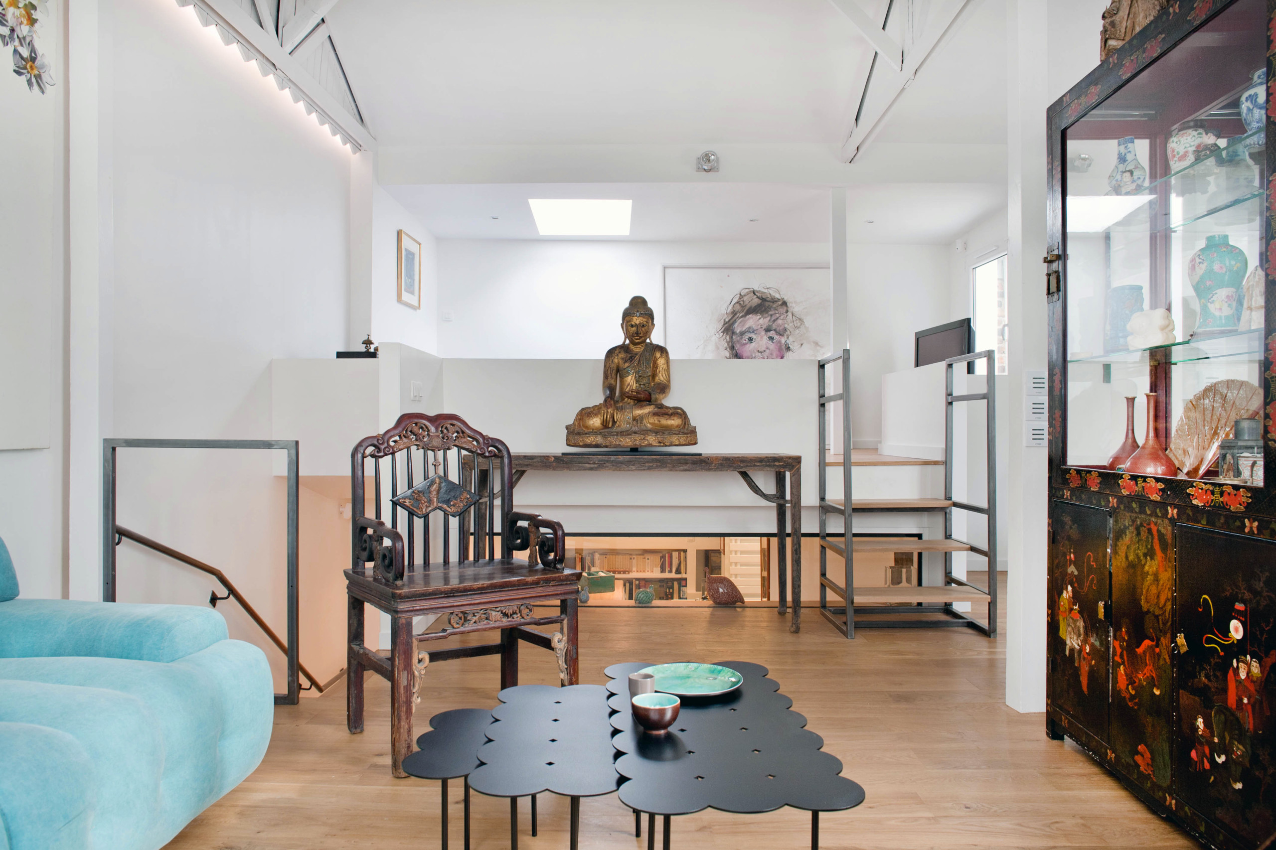 Houzz Франция: Арт-лофт в предместье Парижа